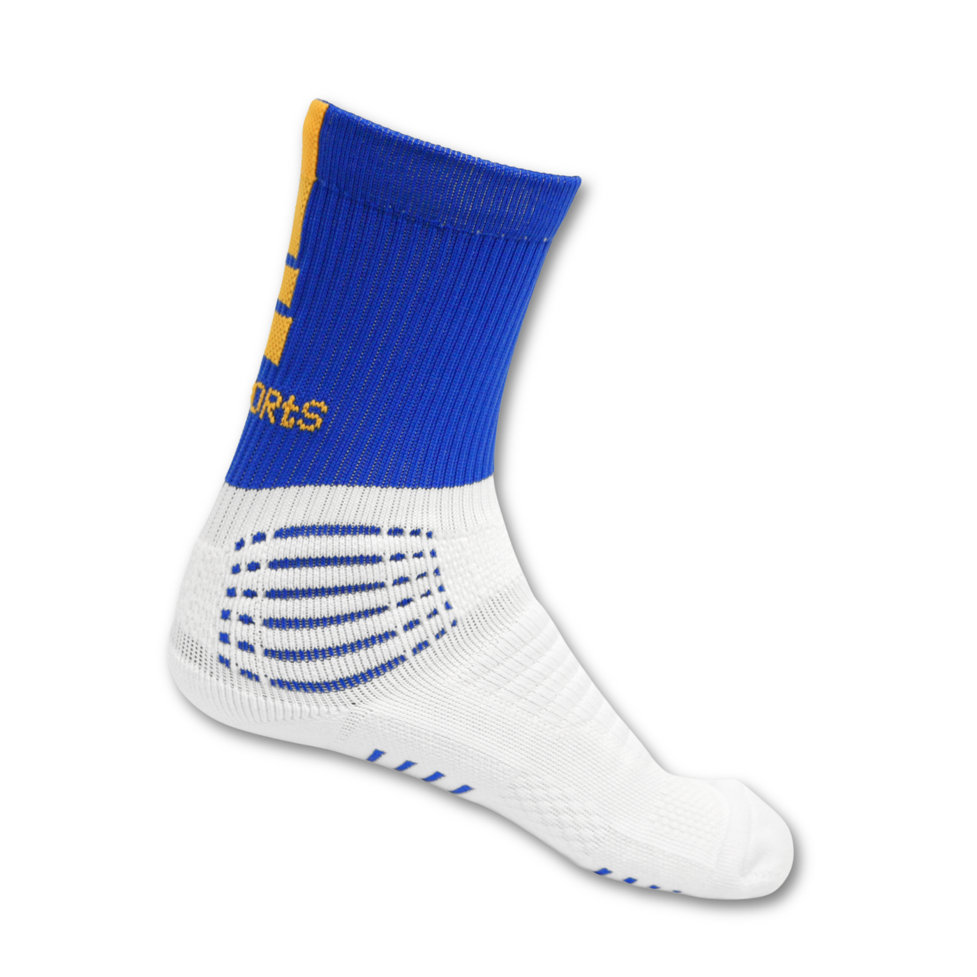 Edge Mid Sock - Blue and Amber