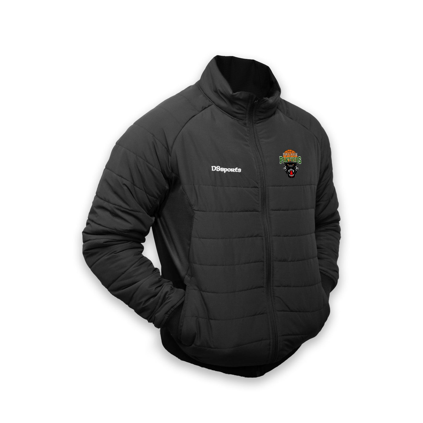 Portlaoise Panthers - The Down Black Puffer Jacket