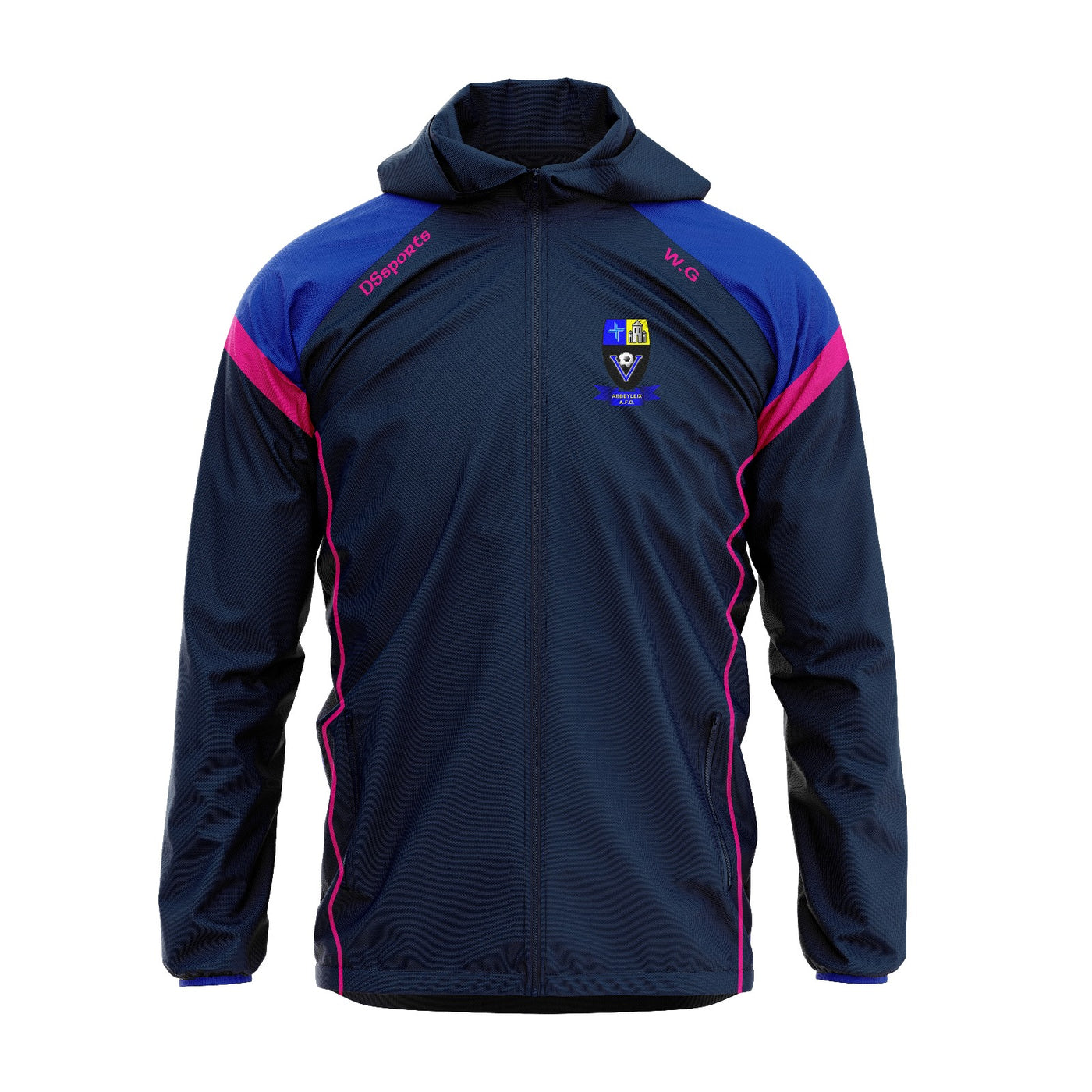 Abbeyleix AFC - Hooded Windbreaker Pink