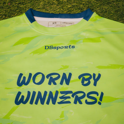 Worn by winners Jersey - Lime