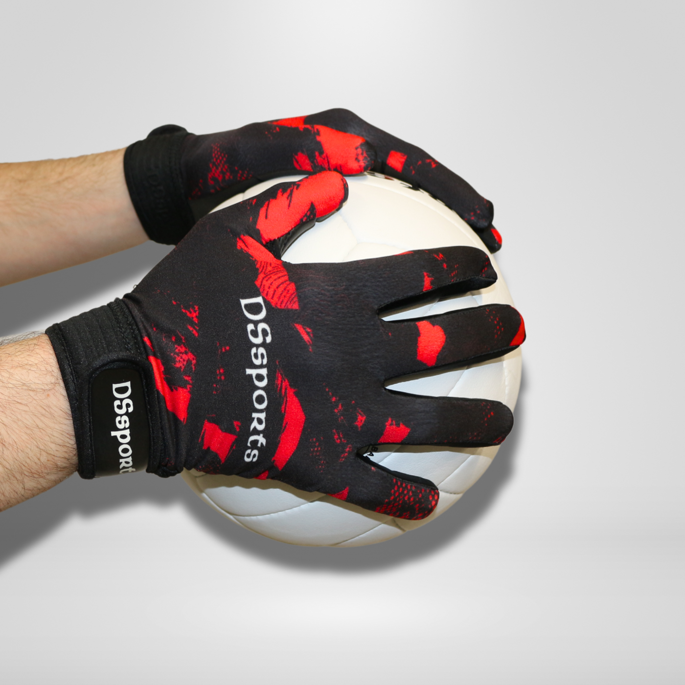 Quantum Gaelic Gloves - Black/Red