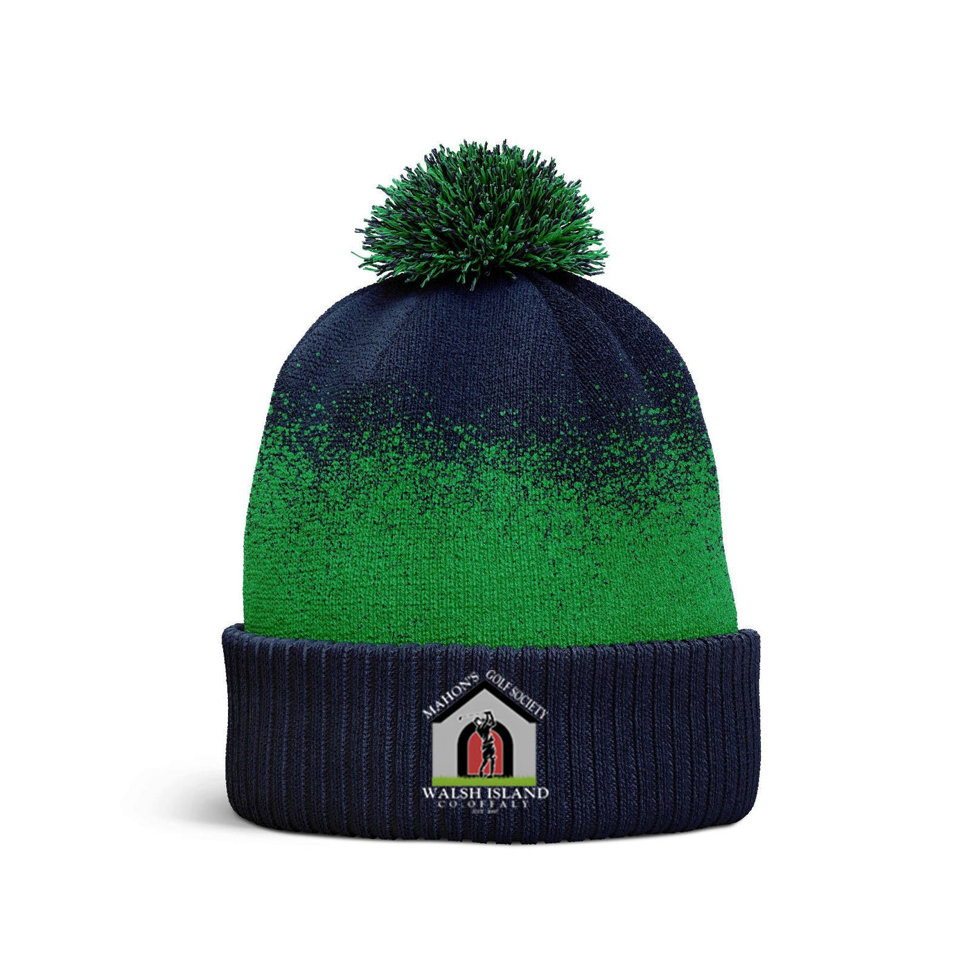 Walsh Island Golf Society - Beanie Hat (Navy/Green)