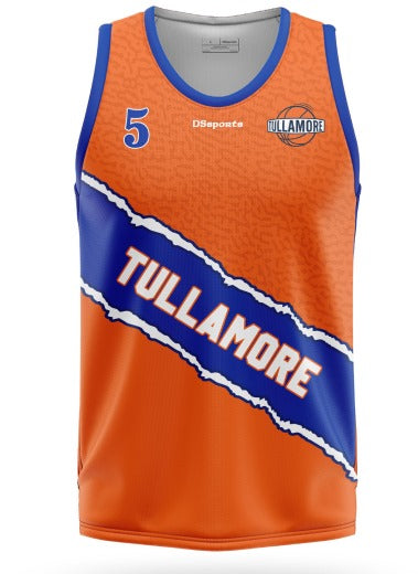 Tullamore Basketball - Match Jersey Orange