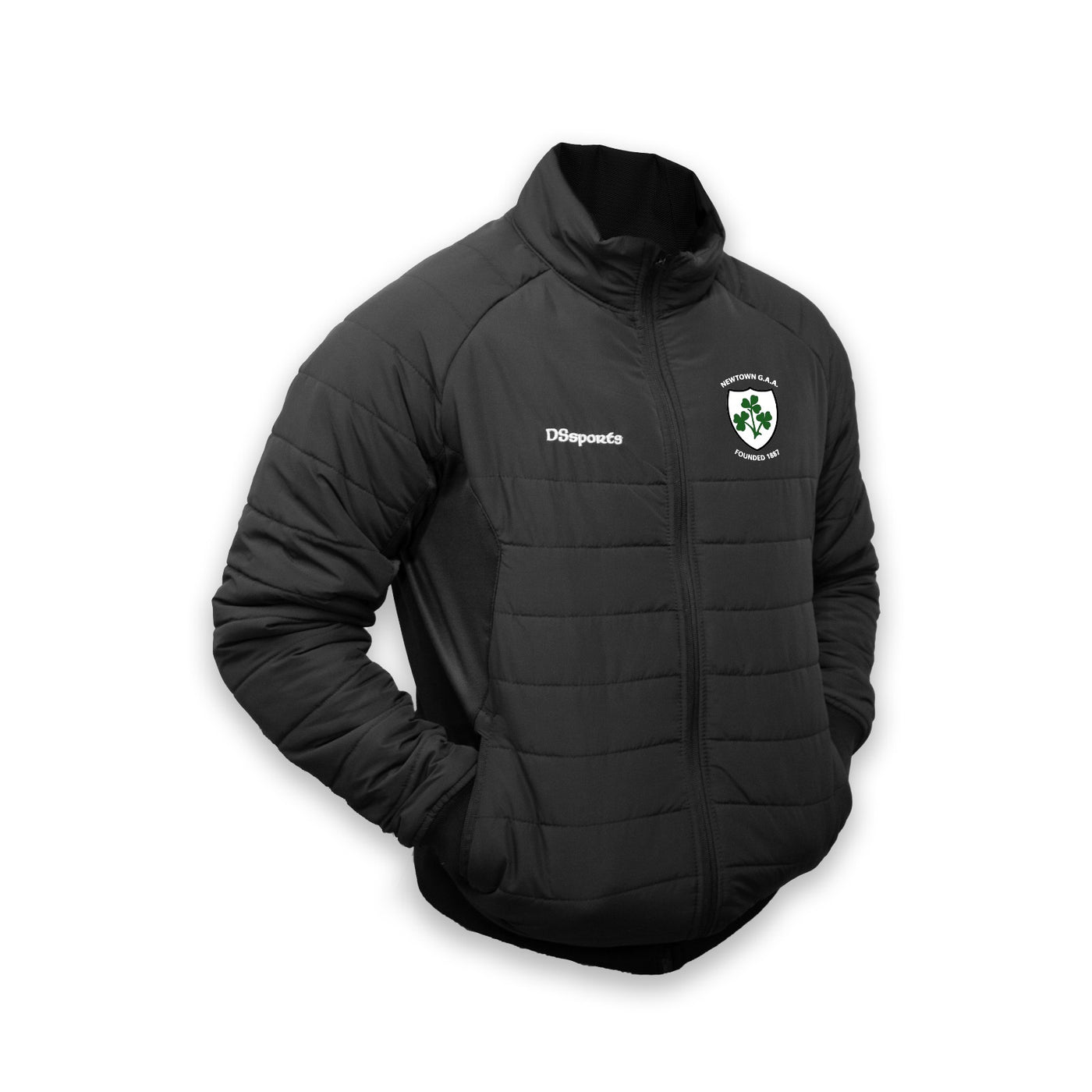 Newtown Gaa- Black Puffer Jacket