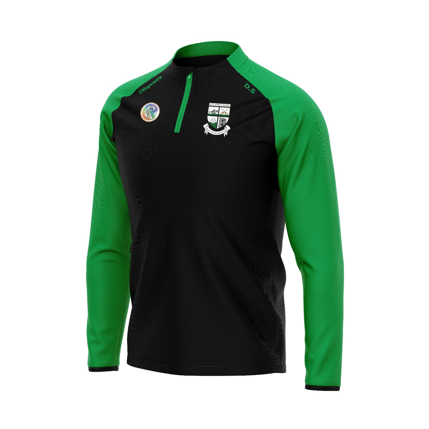 Portlaoise Camogie - Black Half Zip