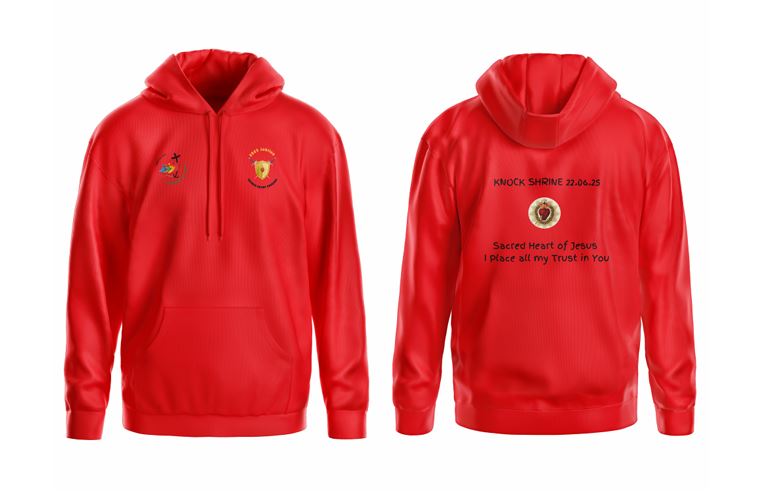 Jubilee Sacred Heart Crusade - Red hoodie