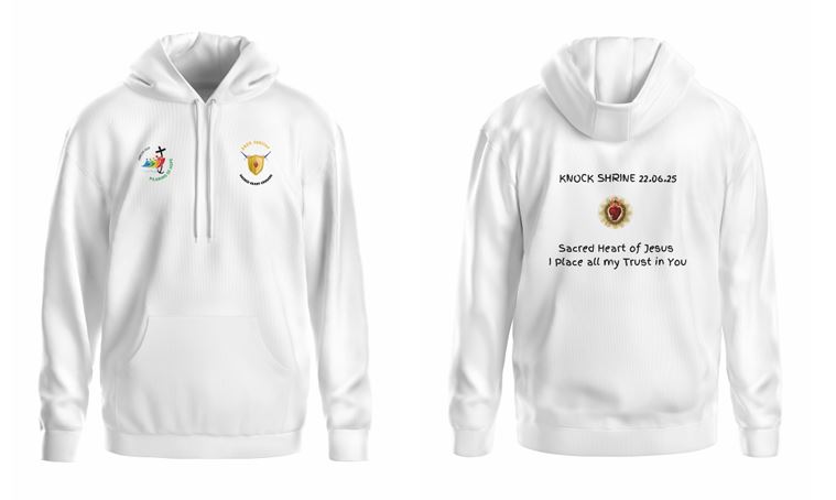 Jubilee Sacred Heart Crusade - White hoodie