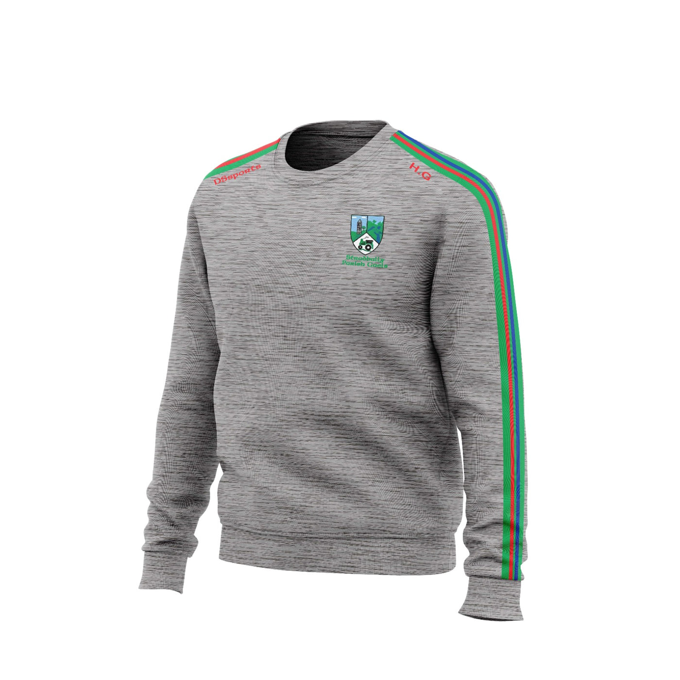 Stradbally Parish Gaels - Crew Neck - Grey Mélange